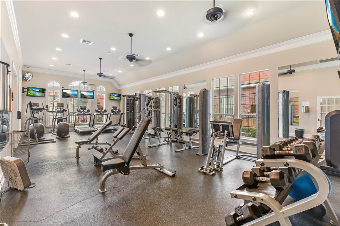 1198 Jones-Butler Road, Unit 1811 College Station, TX 77840 - Photo 23 of 26 a view of a room with gym equipment