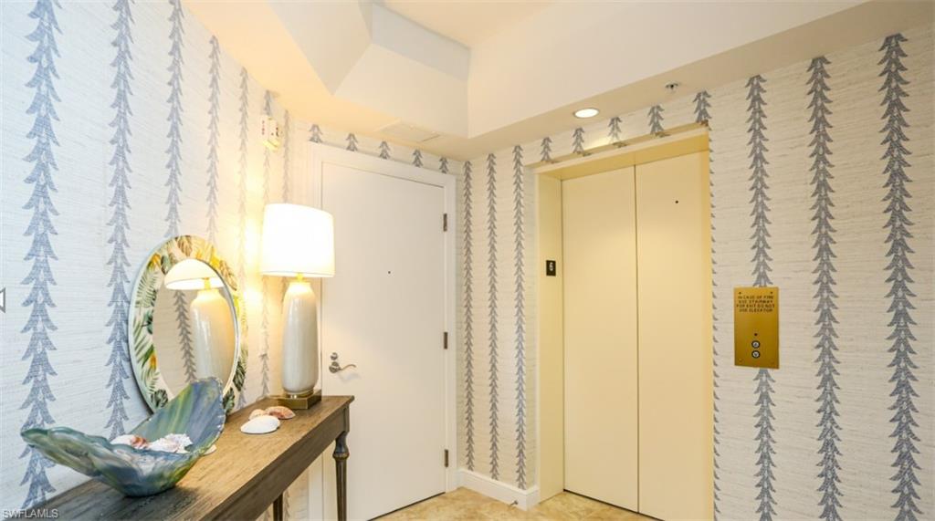 1060 Borghese Lane, Unit 603 Naples, FL 34114 - Photo 28 of 50 Foyer featuring elevator