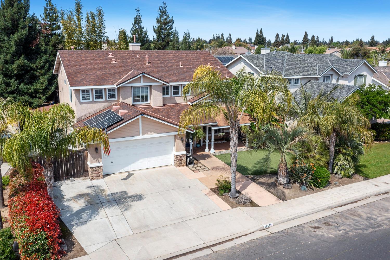 3232 Greenfield Avenue Clovis, CA 93611 - Photo 3 of 38 an aerial view of house with yard