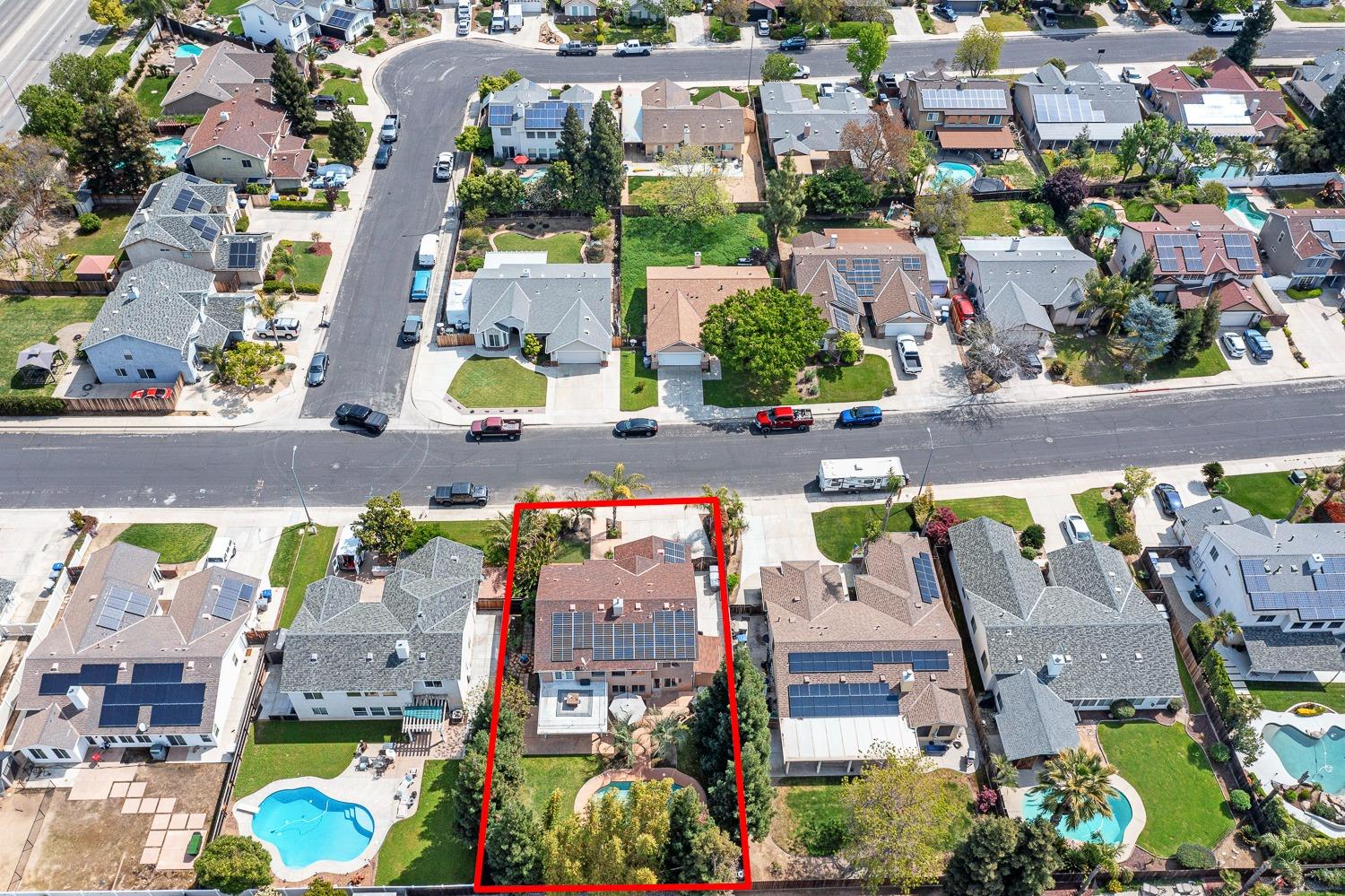 3232 Greenfield Avenue Clovis, CA 93611 - Photo 37 of 38 an aerial view of a city