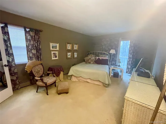 a bedroom with furniture and a couch