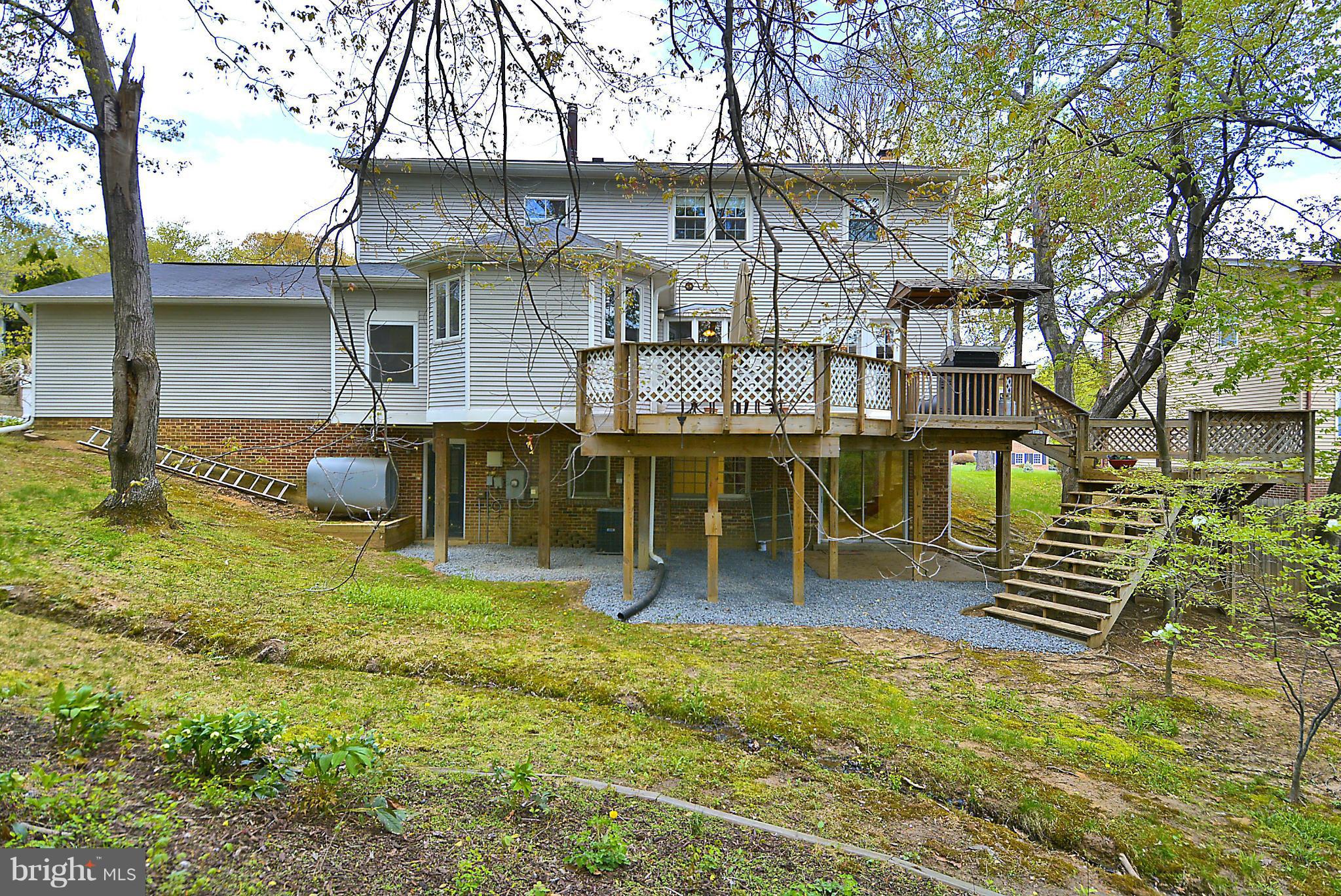 Almost 1/2 acre of beautiful private backyard