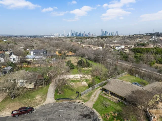 a view of swimming pool from a balcony