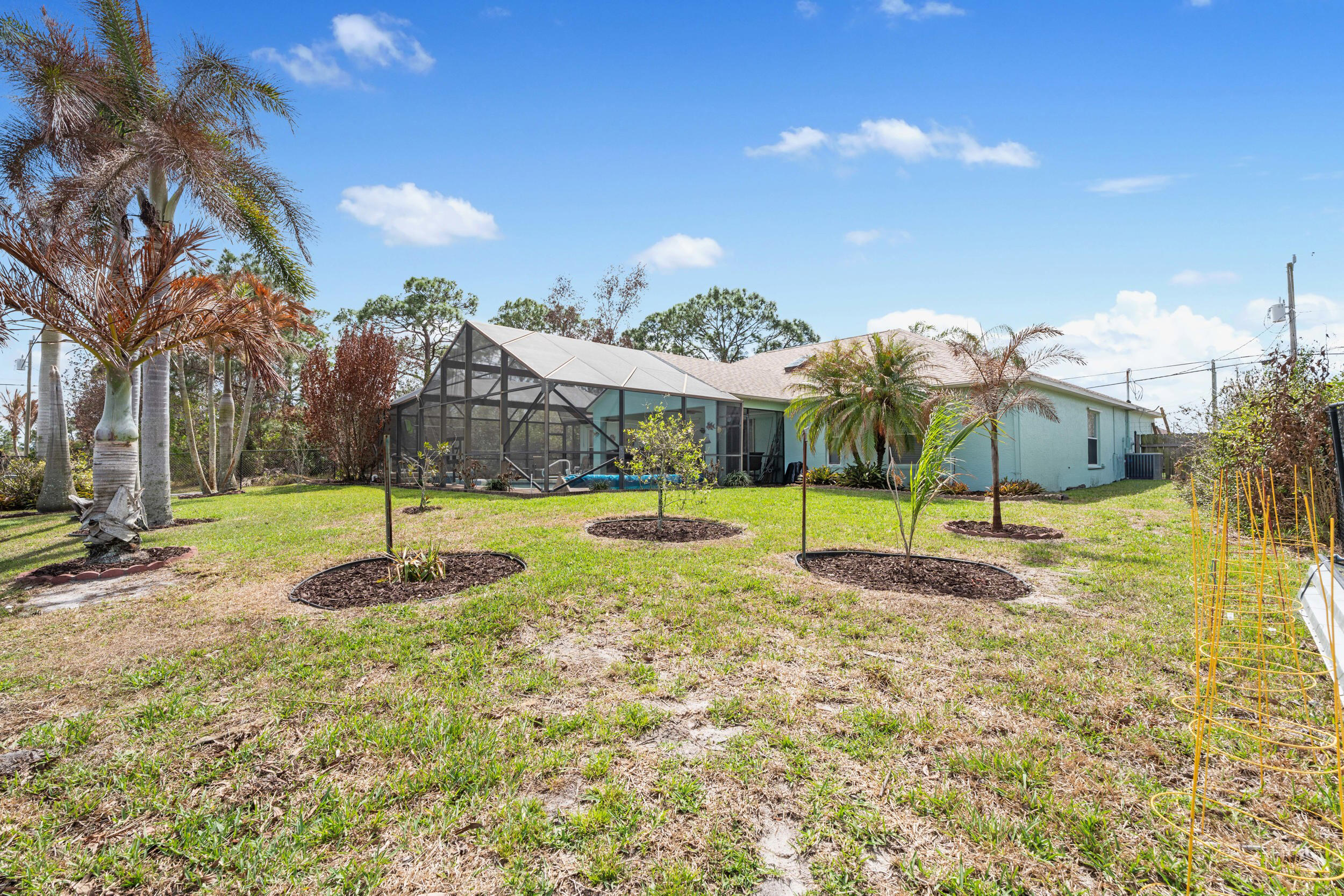 5593 Northwest Wesley Road Port St. Lucie, FL 34986 - Photo 25 of 33 Large fenced backyard