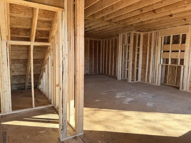 a view of a porch with a door