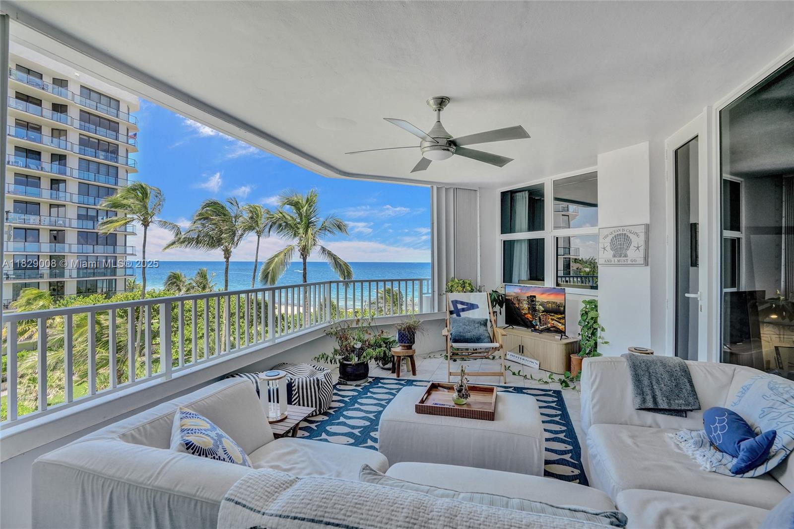 1340 South Ocean Boulevard, Unit 403 Pompano Beach, FL 33062 - Photo 51 of 74 a living room with furniture