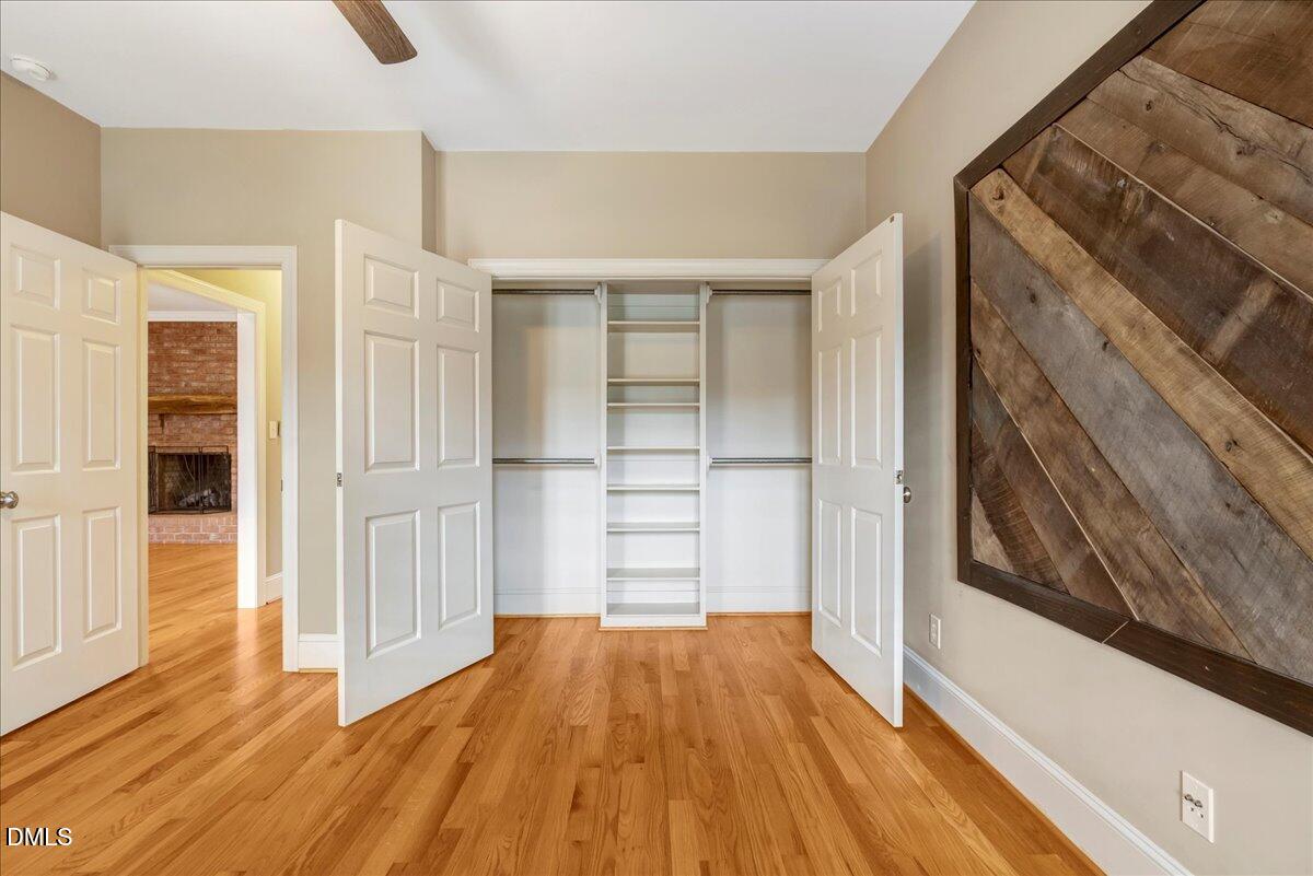 1635 Tommie Daniel Road Oxford, NC 27565 - Photo 25 of 63 a view of a hallway with wooden floor and closet