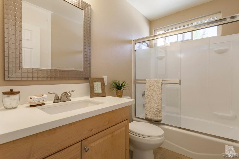 864 Appleton Road Simi Valley, CA 93065 - Photo 23 of 32 a bathroom with a sink a toilet and shower