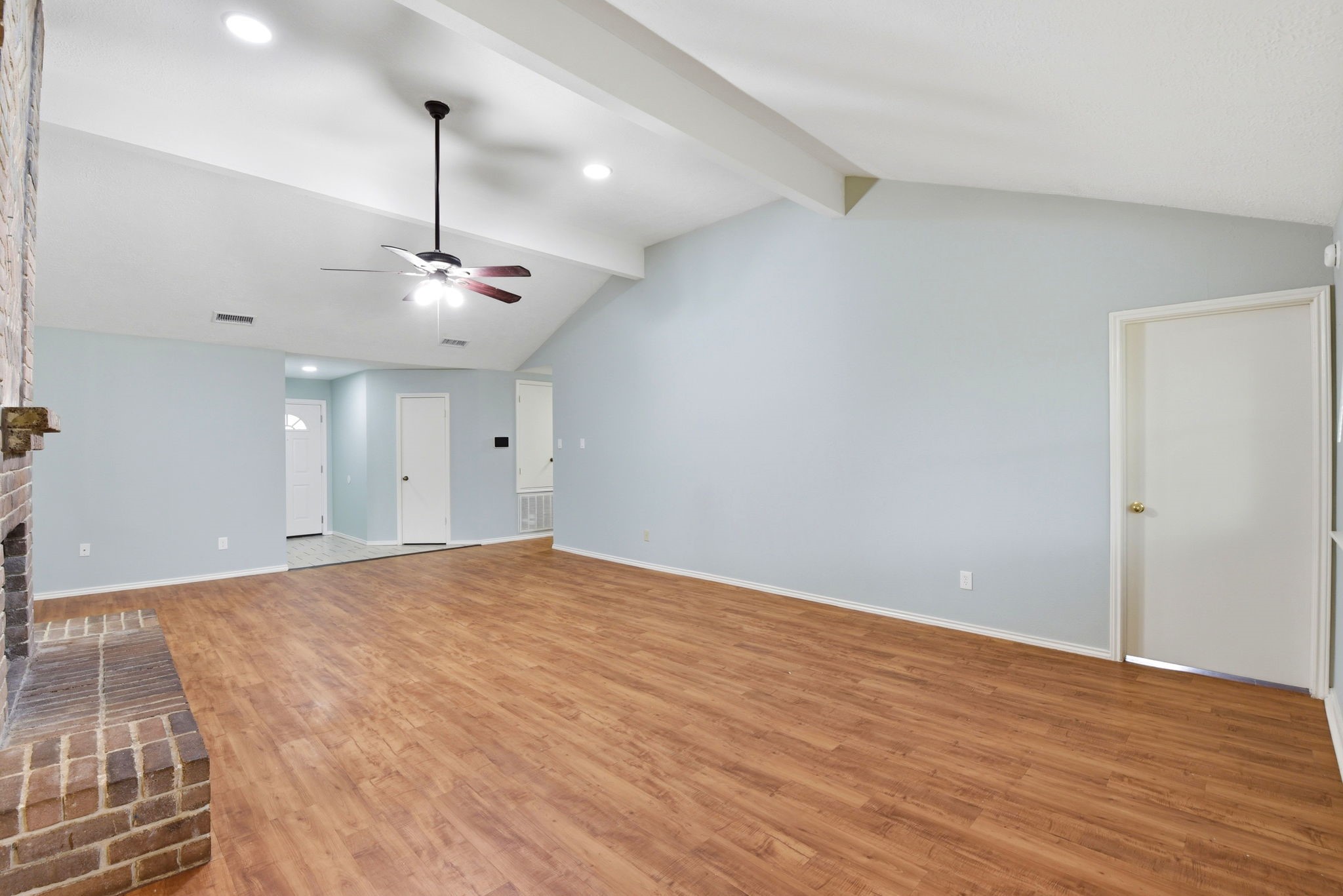 21330 Golden Dove Drive Spring, TX 77388 - Photo 6 of 29 An incredibly open concept provides endless flexibility for your furniture layout, perfect for hosting a crowd or enjoying cozy movie nights.