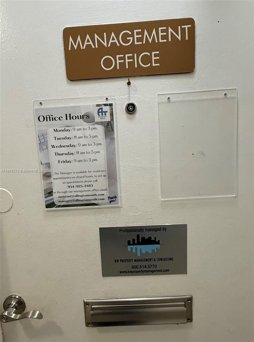 1600 South Ocean Drive, Unit 7B Hollywood, FL 33019 - Photo 41 of 45 Office information