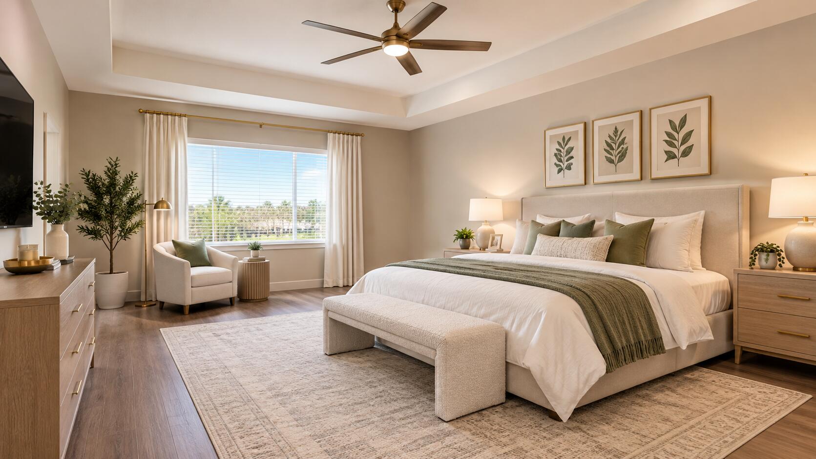 9880 Marina Boulevard, Unit 1541 Boca Raton, FL 33428 - Photo 12 of 48 Cozy Botanical Retreat Bedroom