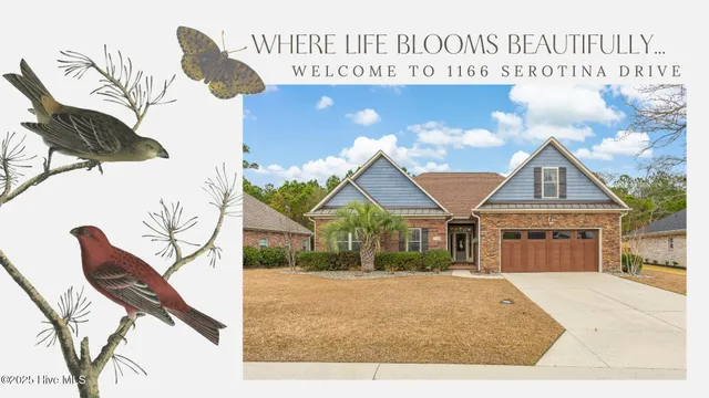 $465,000 | 1166 Serotina Drive Southeast, Bolivia, NC 28422