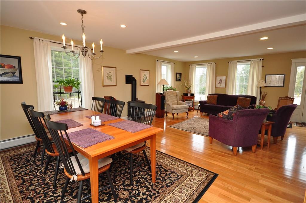 75 Thorne Road Sullivan, ME 04664 - Photo 10 of 35 Dining and living area from the...