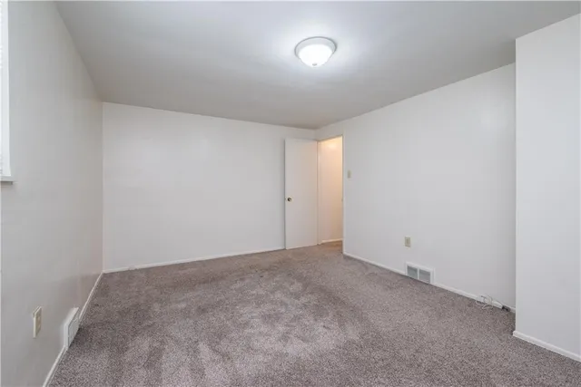 a view of an empty room