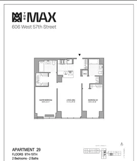 $7,440 | 606 West 57th Street, Unit 1429 | Hell's Kitchen