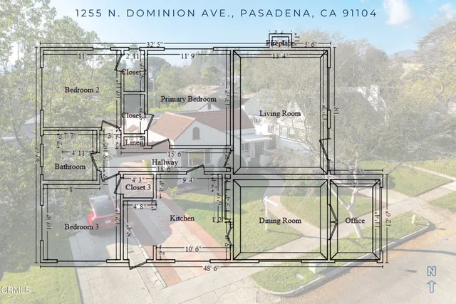 $1,169,999 | 1255 North Dominion Avenue, Pasadena, CA 91104