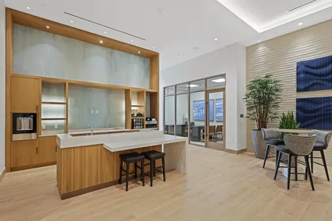 a front view of a building