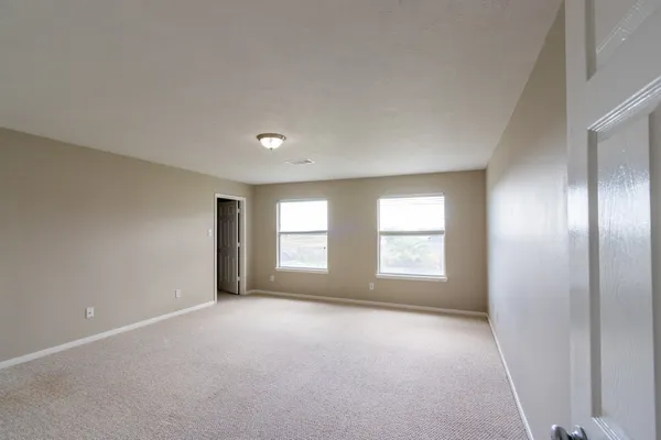 a view of empty room and window