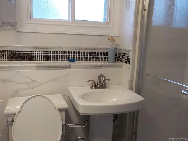 a bathroom with a sink and a toilet
