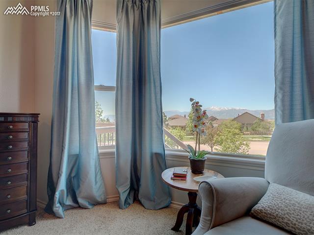 2303 Cinnabar Road Colorado Springs, CO 80921 - Photo 16 of 36 Sitting area in master suite- enjoy the Pikes Peak views!