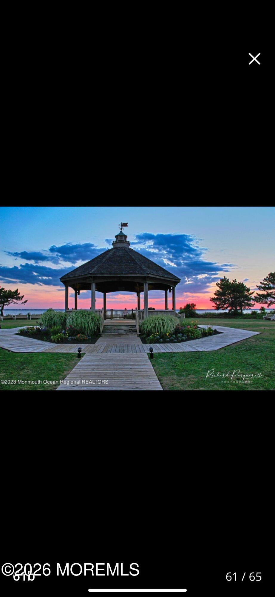1607 Baltimore Avenue Lavallette, NJ 08735 - Photo 24 of 28 a view of a garden with an outdoor space
