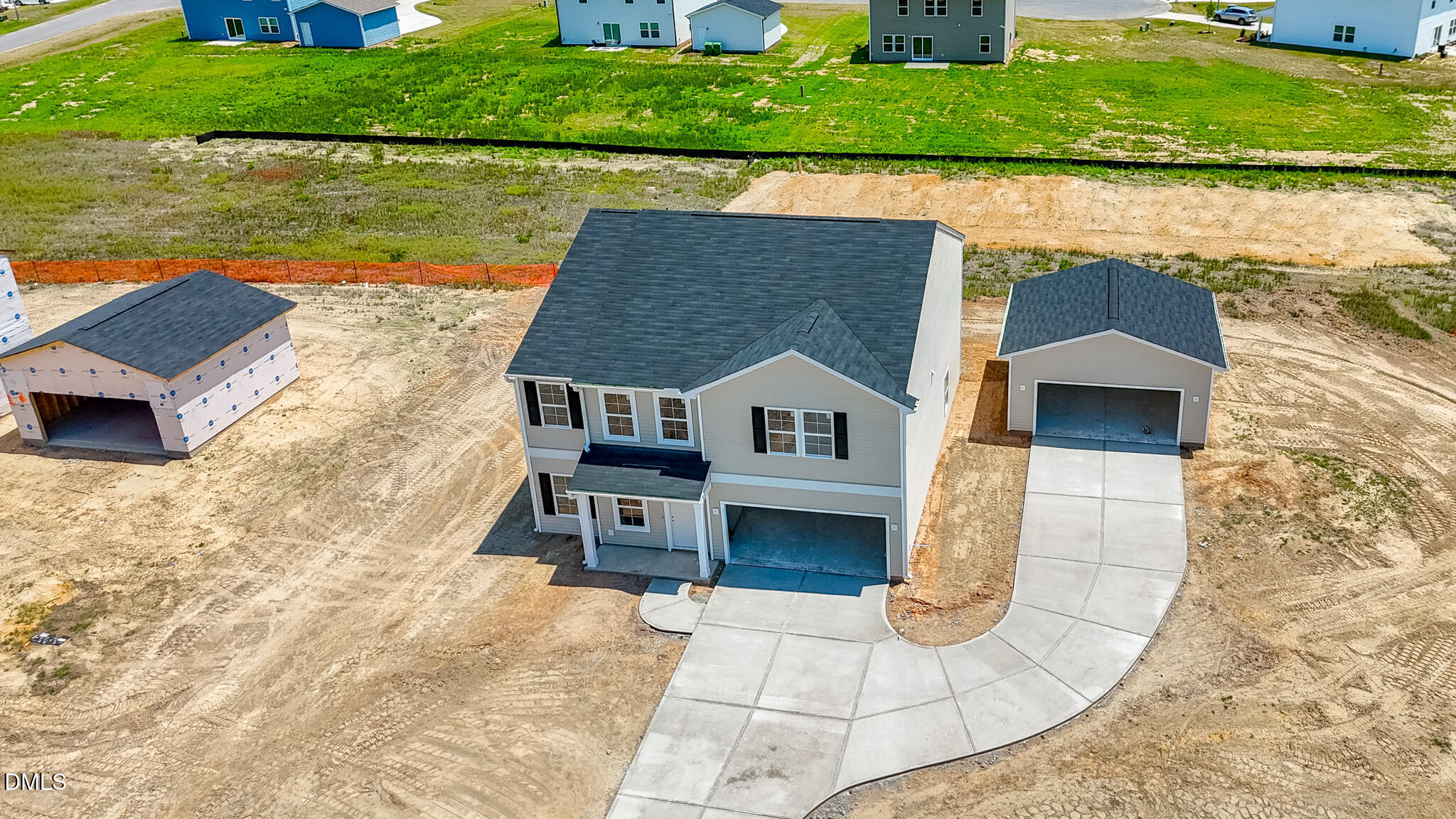 71 Lowell Cove Angier, NC 27501 - Photo 6 of 10 an aerial view of a house with a yard