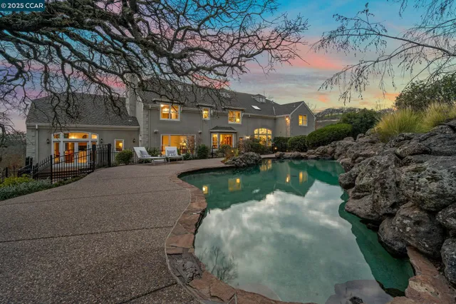 a view of an outdoor space with seating