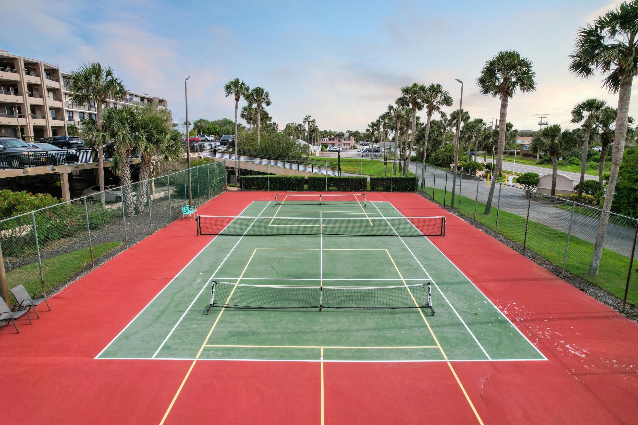 6240 A1A South St. Augustine, FL 32080 - Photo 43 of 44 a view of yard tennis court