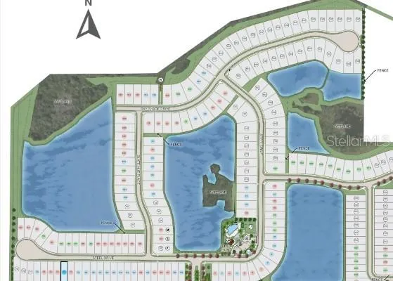 an outdoor space with seating