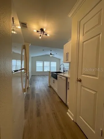 wooden floor in an empty room