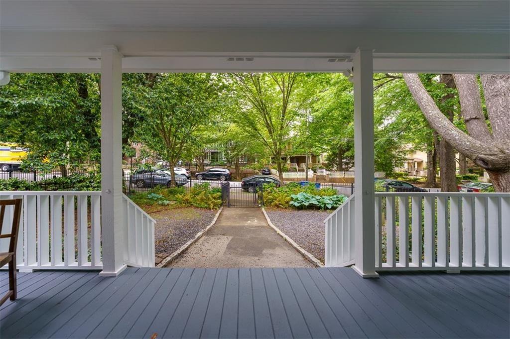 693 Myrtle Street Northeast, Unit 2 Atlanta, GA 30308 - Photo 3 of 17 a view of balcony with wooden floor