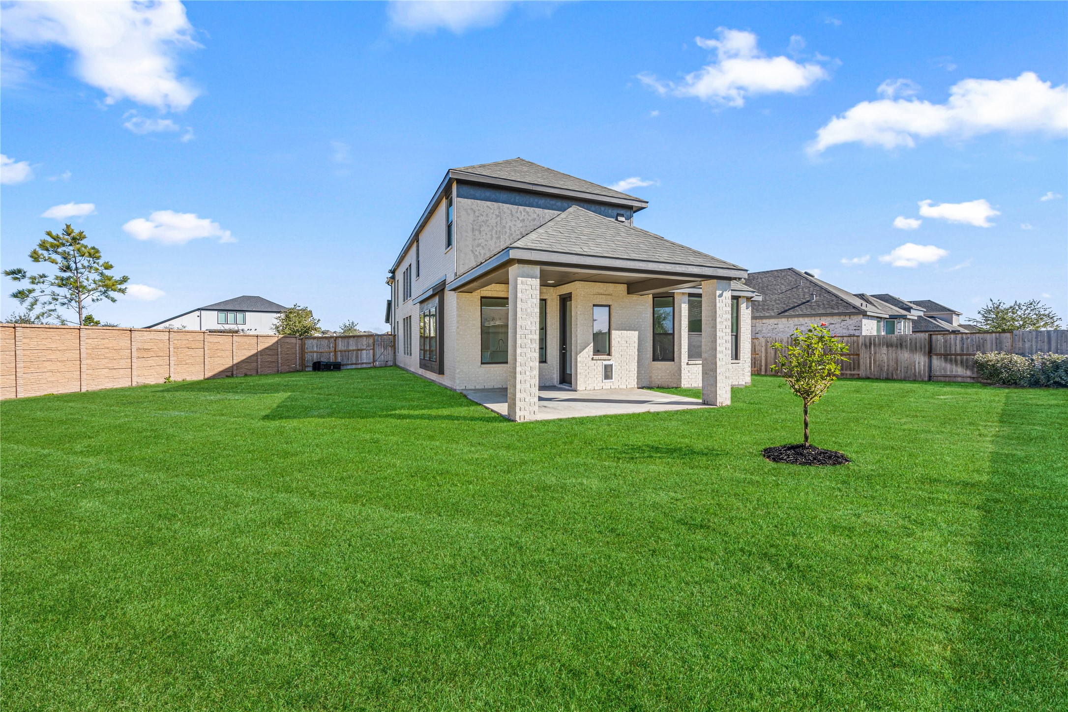 5106 Sistine Drive Manvel, TX 77578 - Photo 33 of 42 a view of a house with a yard