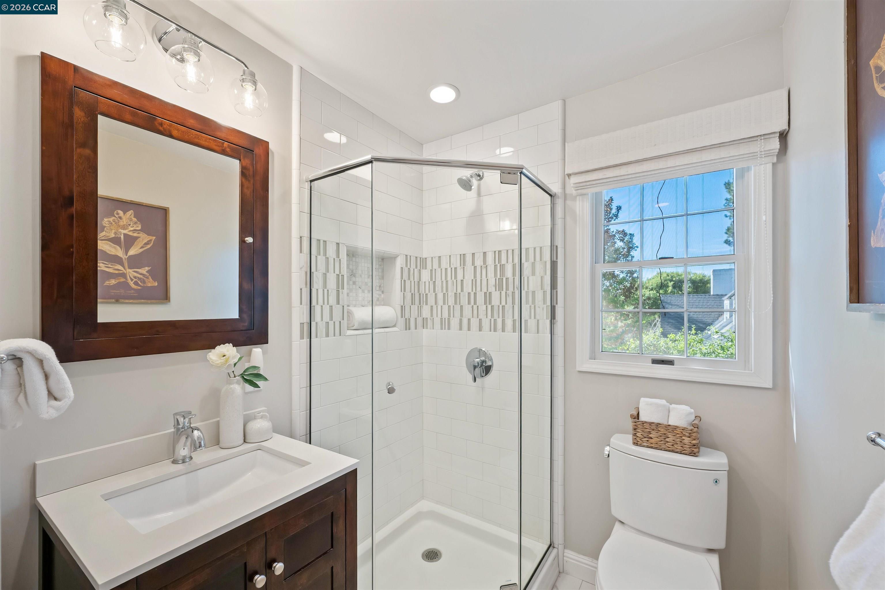 120 Las Vegas Road Orinda, CA 94563 - Photo 15 of 23 a bathroom with a sink a toilet and shower