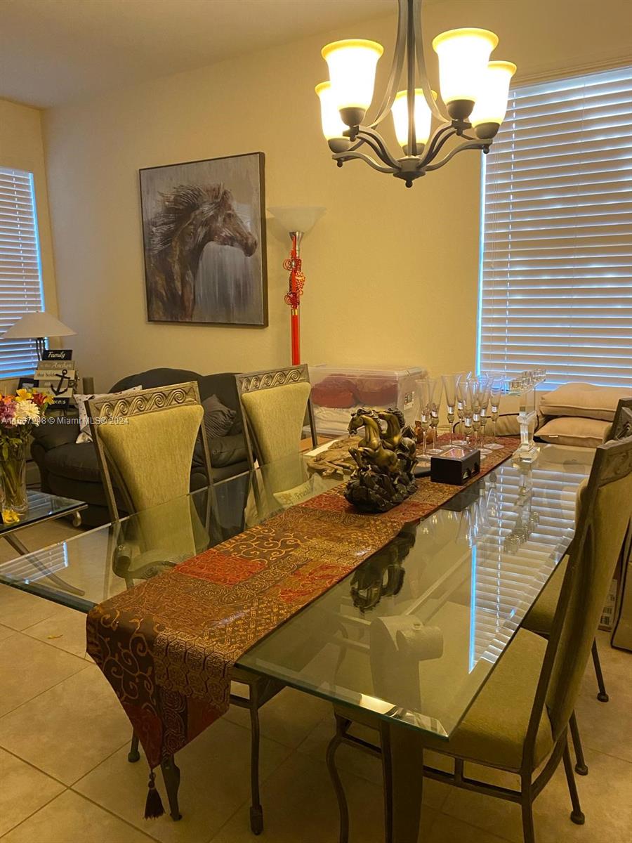 Oasis Homestead, FL 33033 - Photo 6 of 12 a view of a dining room with furniture and chandelier