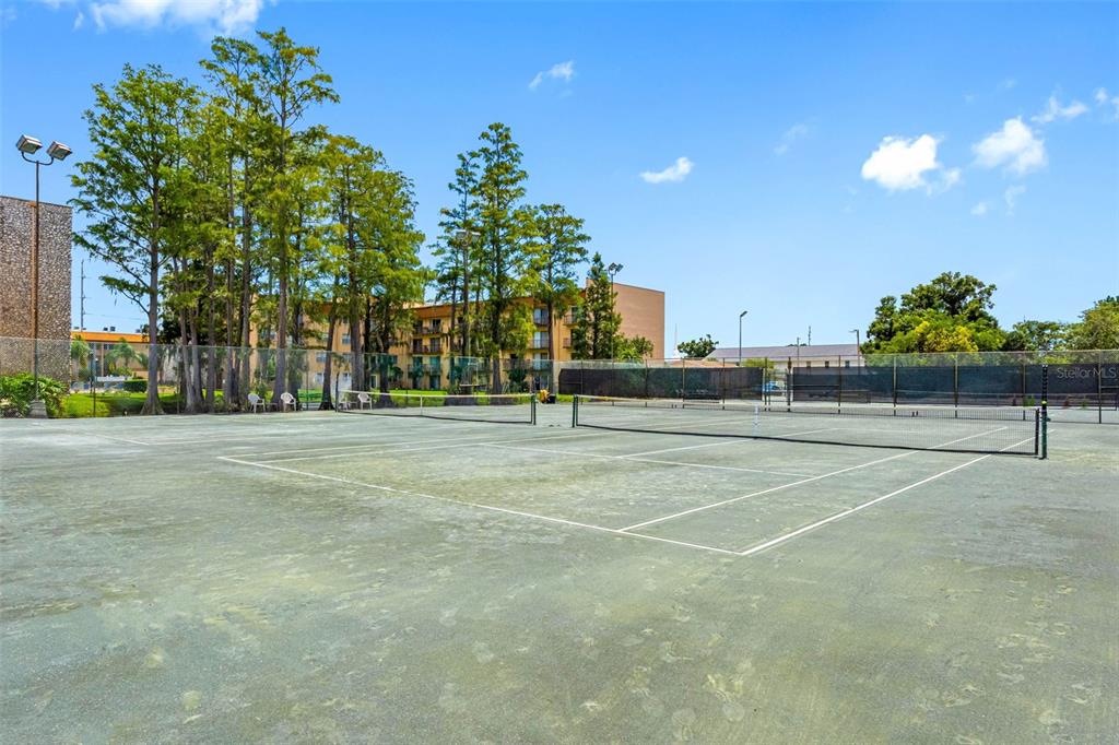 5820 North Church Avenue, Unit 346 Tampa, FL 33614 - Photo 27 of 30 a view of a tennis ground with large trees