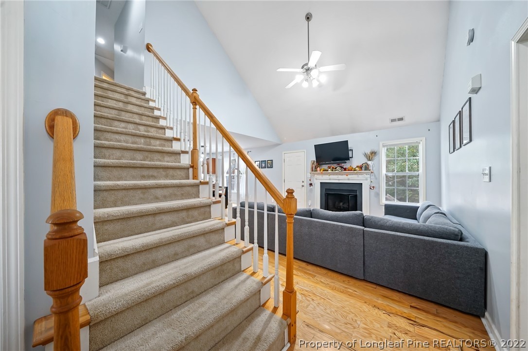 85 Pender Road Spring Lake, NC 28390 - Photo 6 of 45 a view of entryway and hall with wooden floor