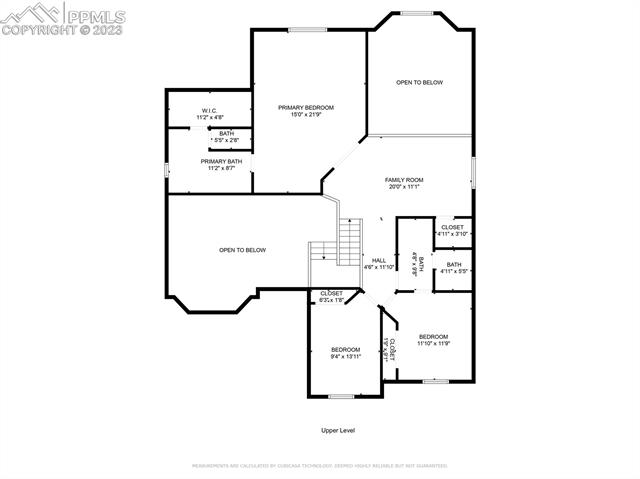 8480 Del Rio Road Peyton, CO 80831 - Photo 7 of 8 Upper Level Floor Plan