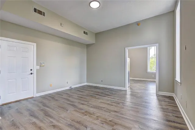 wooden floor in an empty room