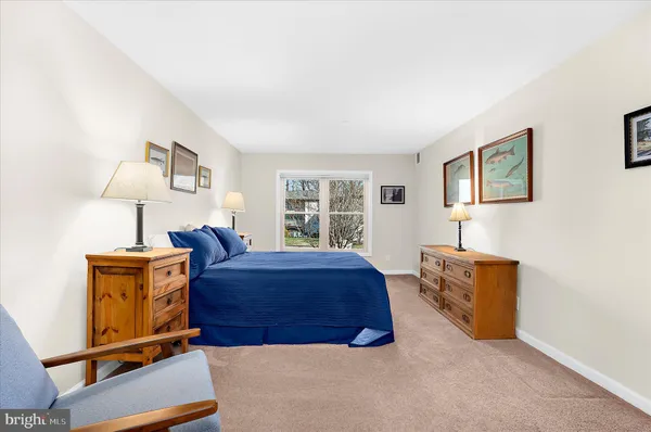 a spacious bedroom with a bed and window