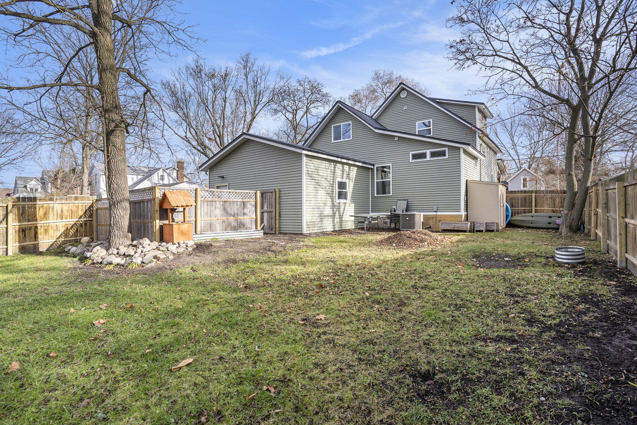 215 South Division Avenue Fremont, MI 49412 - Photo 26 of 31 Fully fenced in back yard