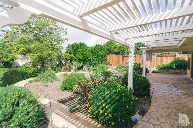 1757 Old Ranch Road Camarillo, CA 93012 - Photo 23 of 39 a backyard of a house with a garden and plants