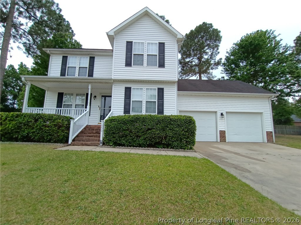 a view of a house with a outdoor space