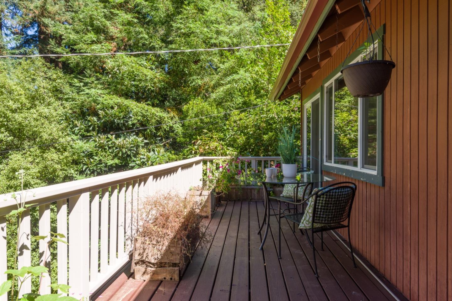 8 Big Tree Way Woodside, CA 94062 - Photo 23 of 31 a view of balcony with furniture