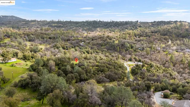 a view of city and mountain