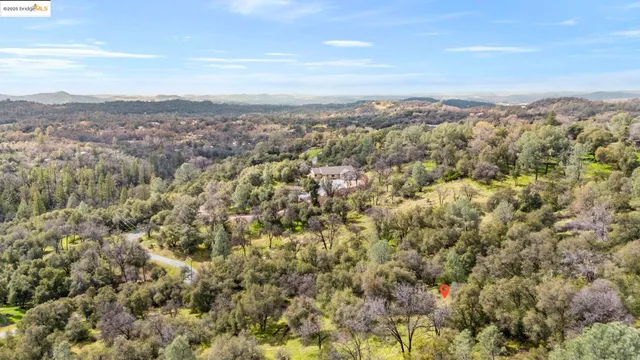 a view of city and mountain