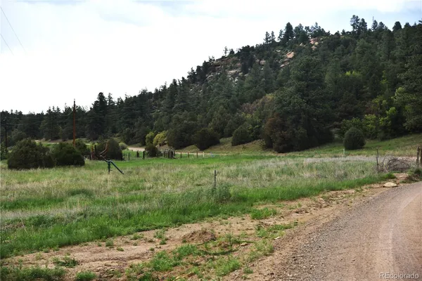 a view of a grassy field