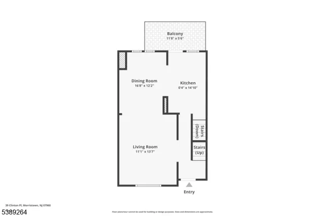 $399,900 | 39 Clinton Place, Morristown, NJ 07960