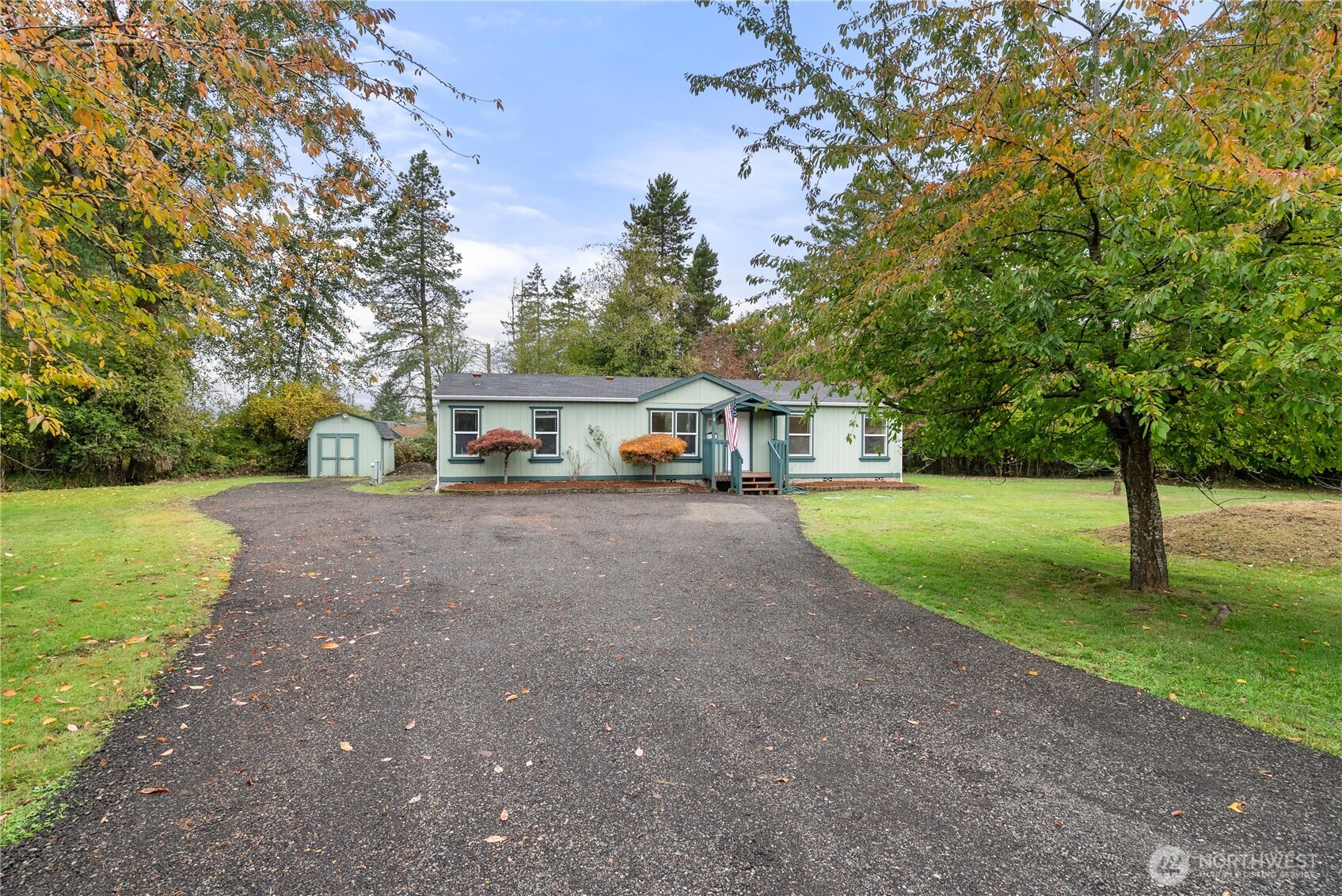 a house view with a outdoor space