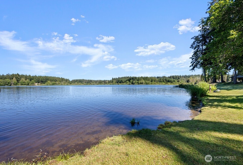 11727 Driver Street Southwest Olympia, WA 98512 - Photo 31 of 33 a view of a lake with houses in the background