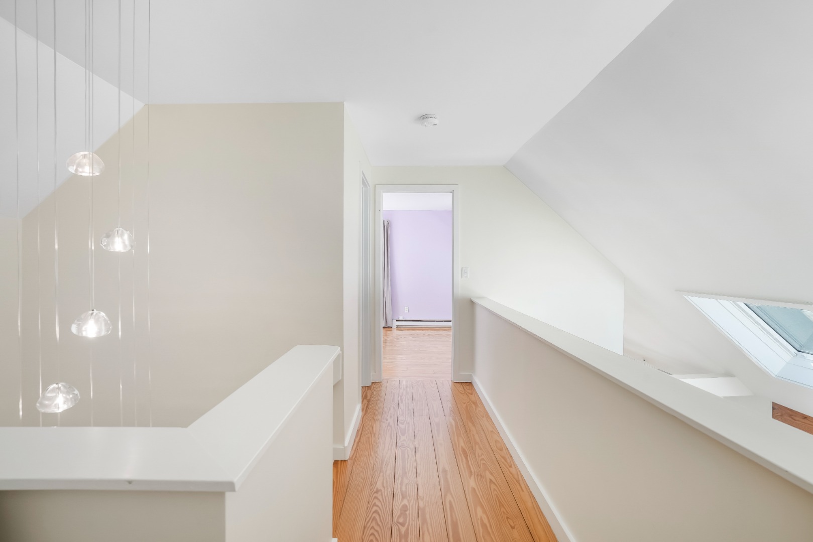 105 Stoney Hill Road West Tisbury, MA 02568 - Photo 31 of 44 a view of hallway with wooden floor